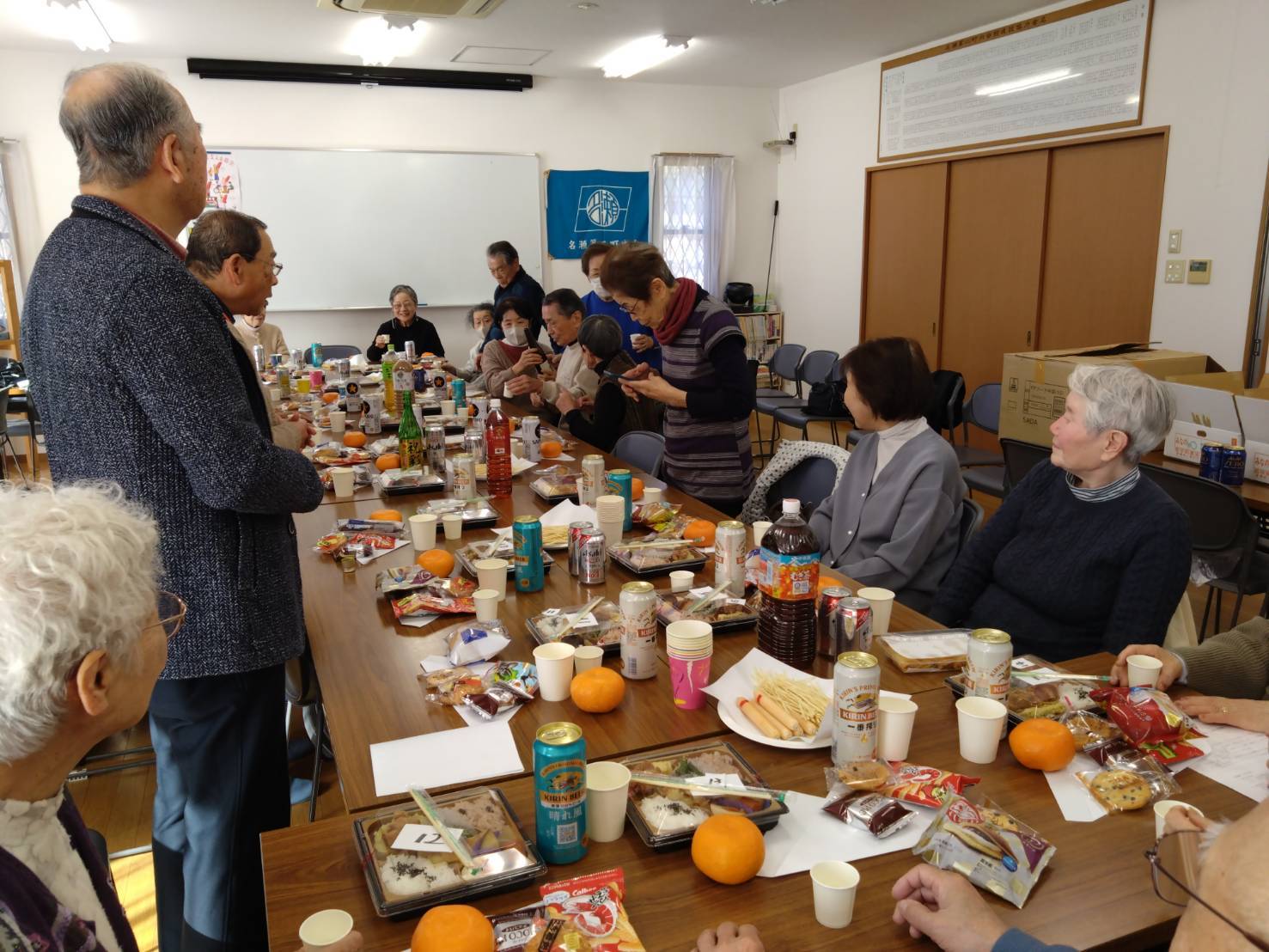 第一みのり会の新年会が開催されました。